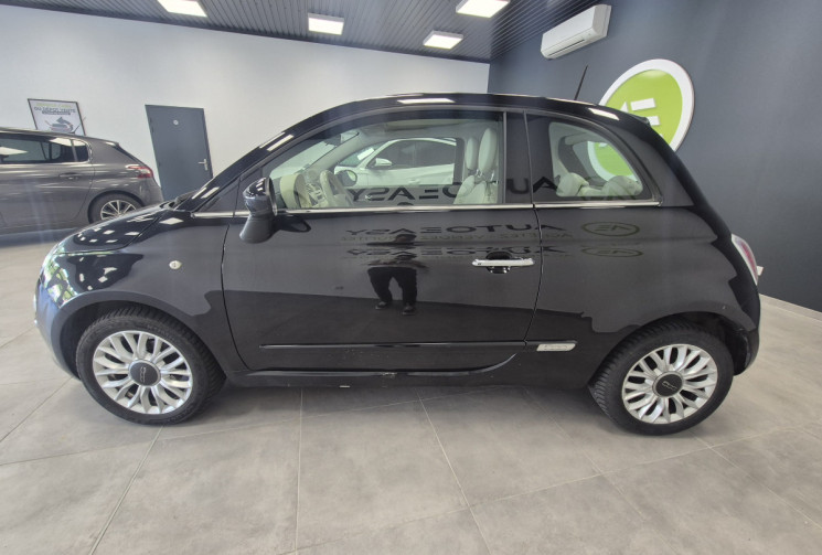 FIAT 500 1.2i 69 CV Lounge toit pano/bio-éthanol E85