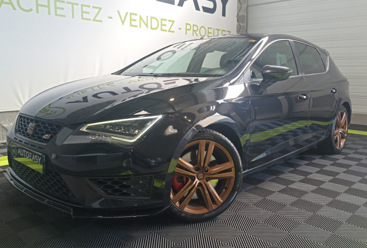 SEAT Leon Cupra III 2.0 TSI 265 ch DSG6 – Suivi d’entretien à jour – Garantie minimum 6 mois