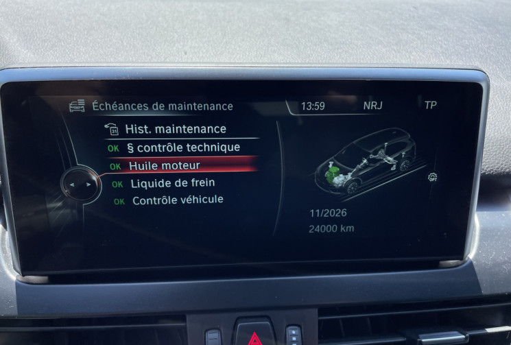 BMW SERIE 2 ACTIVETOURER 216dA 116 ch M Sport/Toit Pano/Pack M Interieur & Ext. 