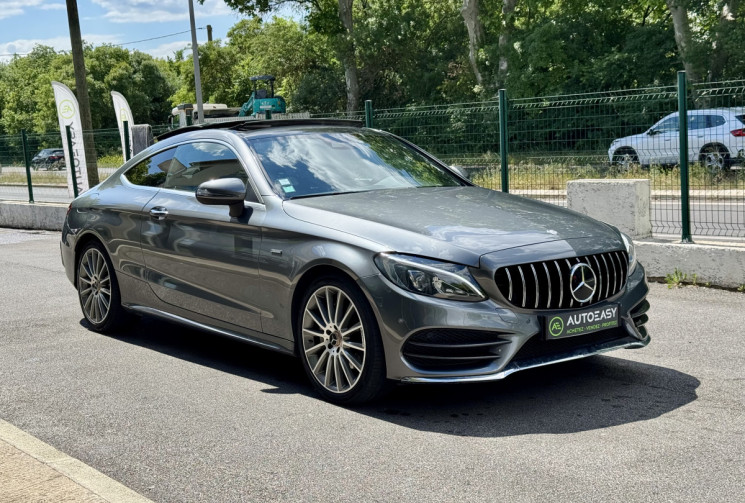 Mercedes CLASSE C COUPE 220d 170 ch 9G-Tronic Fascination Pack AMG / Toit ouvrant / Attelage 220 d 