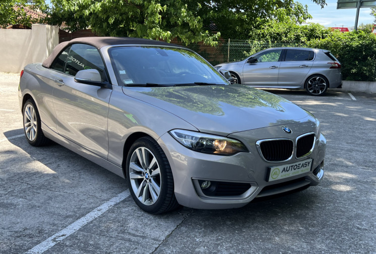 BMW Série 2 Cabriolet (F23) 218 i 136 Lounge / Véhicule Français / Entretien à Jour  