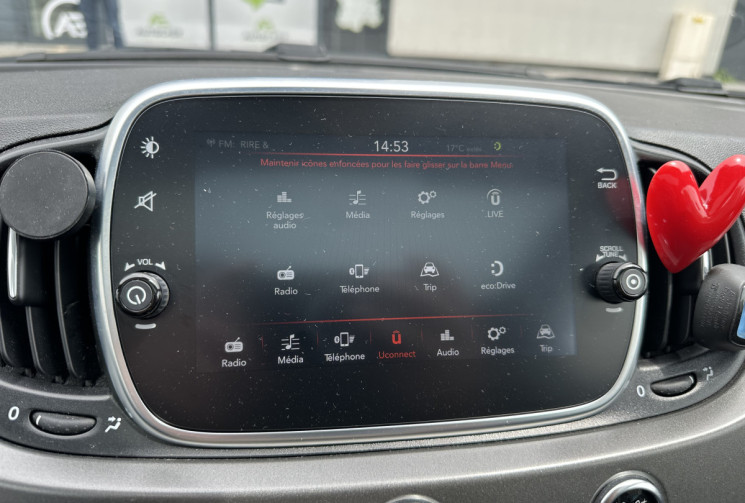 FIAT 500 Série 7 Rockstar 1.2 8v 69 ch – Garantie constructeur 10 ans