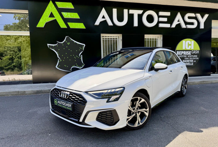 Audi A3 SPORTBACK S-Line 40 TFSIe 204 ch Plug in Hybrid S-Tronic6 / Toit ouvrant /  Garantie 08/2026
