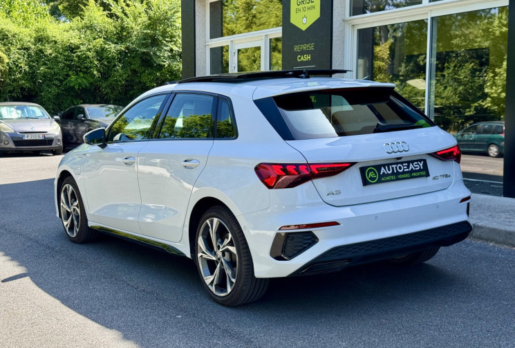 Audi A3 SPORTBACK S-Line 40 TFSIe 204 ch Plug in Hybrid S-Tronic6 / Toit ouvrant /  Garantie 08/2026