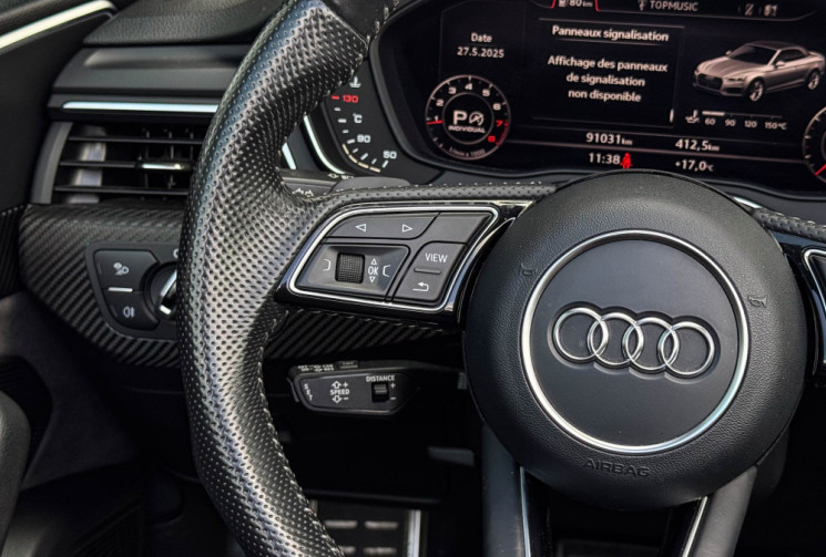 Audi A5 Cabriolet AUDI A5 Cabriolet 2.0 TFSi Quattro S-Tro7 252 S-line Aff Tete haute Carbone B&O