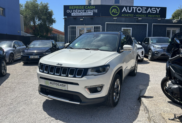 Jeep Compass II 1.4 MULTIAIR 170 Ch LIMITED 4WD AUTO 9 * SIEGES ELECTRIQUES + CHAUFFANTS + VENTILES