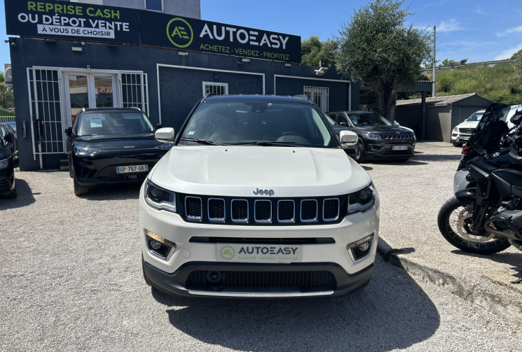 Jeep Compass II 1.4 MULTIAIR 170 Ch LIMITED 4WD AUTO 9 * SIEGES ELECTRIQUES + CHAUFFANTS + VENTILES