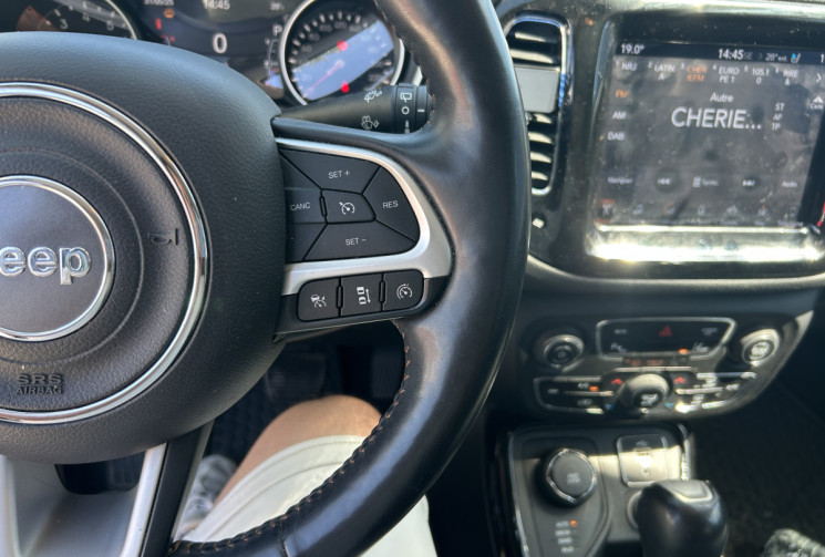 Jeep Compass II 1.4 MULTIAIR 170 Ch LIMITED 4WD AUTO 9 * SIEGES ELECTRIQUES + CHAUFFANTS + VENTILES