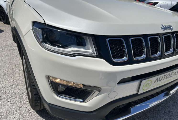 Jeep Compass II 1.4 MULTIAIR 170 Ch LIMITED 4WD AUTO 9 * SIEGES ELECTRIQUES + CHAUFFANTS + VENTILES