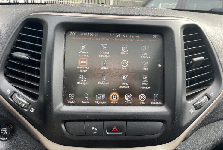 Jeep Cherokee  IV 2.2 MULTIJET 200 ACTIVE DRIVE LIMITED * Toit Ouvrant en stock