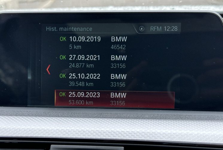 BMW Série 4 Coupé M Sport (F32) LCI 440i 3.0 326 ch Steptronic8 / Toit ouvrant / Suivi complet BMW 