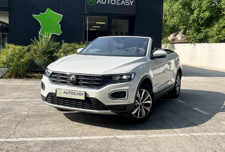 Volkswagen T-Roc Cabriolet  1.0 TSI 110 Style * Française / 1ère main / GPS / Caméra / Apple CarPlay