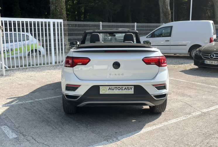 Volkswagen T-Roc Cabriolet 1.0 TSI 110 Style * Française / 1ère main / GPS / Caméra / Apple Car Play
