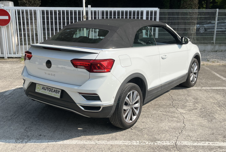 Volkswagen T-Roc Cabriolet  1.0 TSI 110 Style * Française / 1ère main / GPS / Caméra / Apple CarPlay
