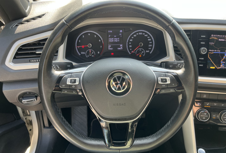 Volkswagen T-Roc Cabriolet  1.0 TSI 110 Style * Française / 1ère main / GPS / Caméra / Apple CarPlay