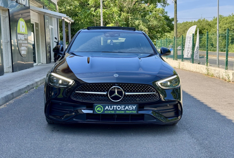 Mercedes Classe C 220 d AMG Line 2.0 200 EQ Boost 9G-TRONIC / Toutes Options / Toit ouvrant / UHD