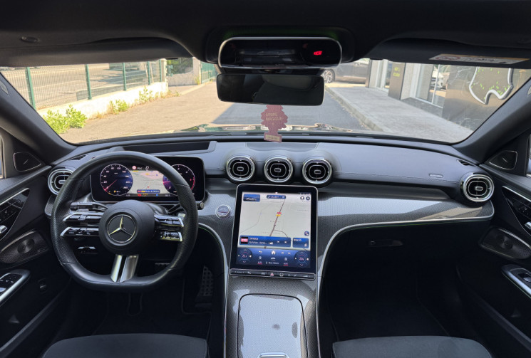 Mercedes Classe C 220 d AMG Line 2.0 200 EQ Boost 9G-TRONIC / Toutes Options / Toit ouvrant / UHD