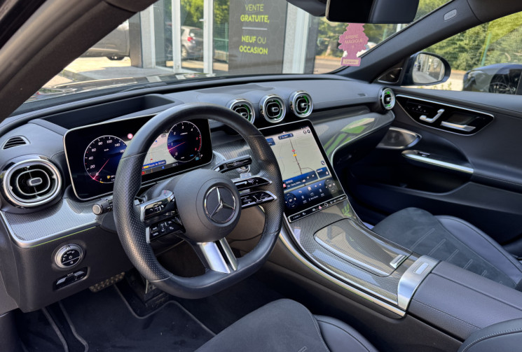 Mercedes Classe C 220 d AMG Line 2.0 200 EQ Boost 9G-TRONIC / Toutes Options / Toit ouvrant / UHD