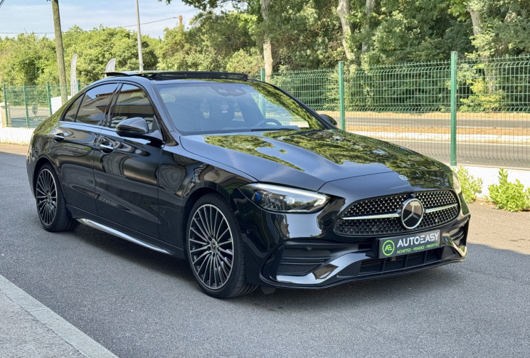 Mercedes Classe C 220 d AMG Line 2.0 200 EQ Boost 9G-TRONIC / Toutes Options / Toit ouvrant / UHD