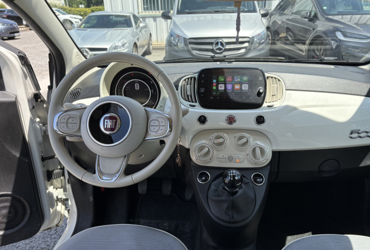 FIAT 500 Cabriolet Colezione1.2 MPi 69 cv Phase 3 * Carplay * Radar AR