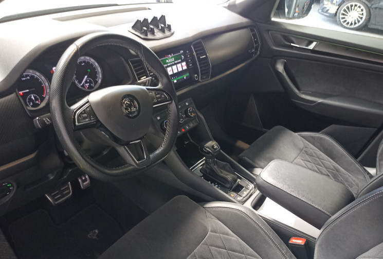 Skoda Kodiaq 2.0 TDI 150 ch – Finition Sportline – Boîte DSG7 – 7 places – Coffre de toit inclus