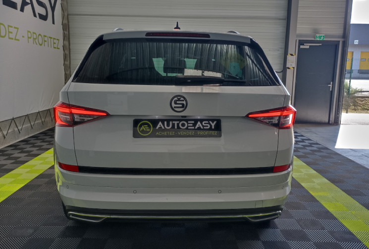 Skoda Kodiaq 2.0 TDI 150 ch – Finition Sportline – Boîte DSG7 – 7 places – Coffre de toit inclus