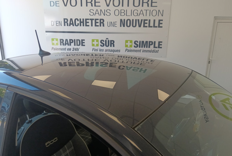 FIAT 500 FINITION LOUNGE 1.2I 70CV ENTRETIEN A JOUR EXCELLENT ETAT TOIT PANO VO GARANTI 6 MOIS