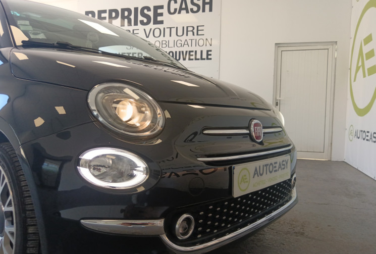FIAT 500 FINITION LOUNGE 1.2I 70CV ENTRETIEN A JOUR EXCELLENT ETAT TOIT PANO VO GARANTI 6 MOIS