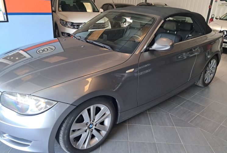 BMW Série 1  (E88) Cabriolet 118d 2.0D 143ch Luxe BVM6 - TBE - GARANTIE -