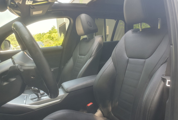 BMW Série 3 TOURING (G21) 318dA 150 M-SPORT * TOIT OUVRANT * CAM 360 * CARPLAY sans fil + induction
