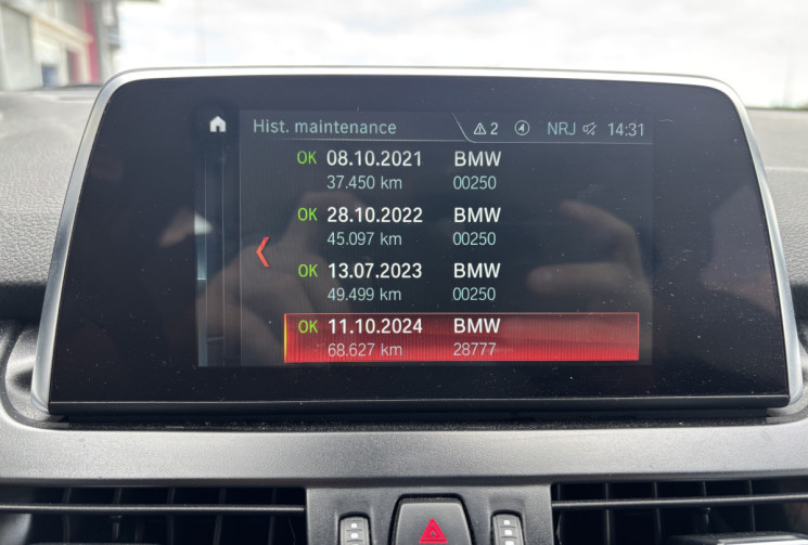 BMW Série 2 ACTIVE TOURER 225XE 1.5 i  225 HYBRID 4x4 136  SPORT