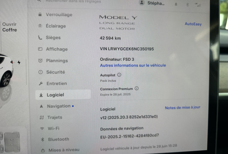Tesla Model Y Dual Motor Long Range AWD 75KWh * AUTONOMIE 533 KM * GARANTIE 06/2026