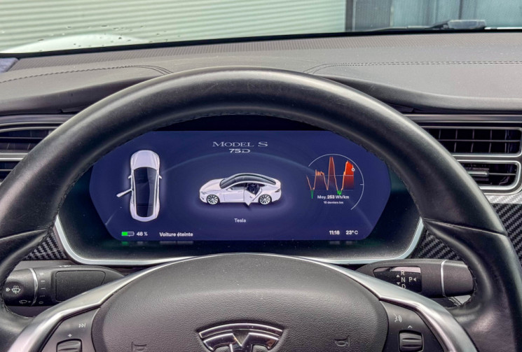 Tesla Model S 75D / Phase 2 AWD 525 cv / Garantie batterie & moteurs 03/2026