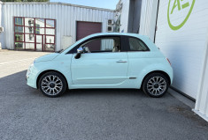 FIAT 500 Lounge 1.2 MPi 69 cv * Toit Panoramique * Radar de recul * VERT MENTHE * 1ère Main