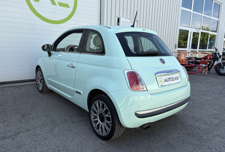 FIAT 500 Lounge 1.2 MPi 69 cv * Toit Panoramique * Radar de recul * VERT MENTHE * 1ère Main