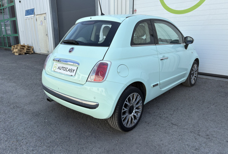 FIAT 500 Lounge 1.2 MPi 69 cv * Toit Panoramique * Radar de recul * VERT MENTHE * 1ère Main