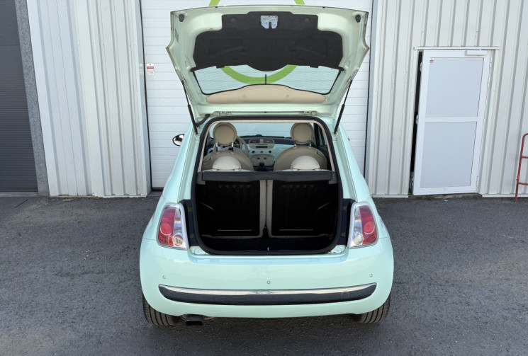 FIAT 500 Lounge 1.2 MPi 69 cv * Toit Panoramique * Radar de recul * VERT MENTHE * 1ère Main