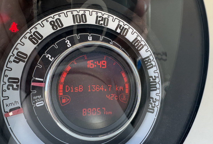 FIAT 500 Lounge 1.2 MPi 69 cv * Toit Panoramique * Radar de recul * VERT MENTHE * 1ère Main