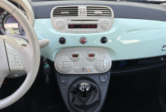 FIAT 500 Lounge 1.2 MPi 69 cv * Toit Panoramique * Radar de recul * VERT MENTHE * 1ère Main