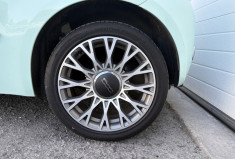 FIAT 500 Lounge 1.2 MPi 69 cv * Toit Panoramique * Radar de recul * VERT MENTHE * 1ère Main