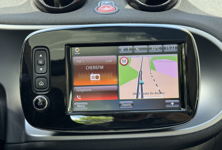 SMART Fortwo Coupé EQ 82 ch Electrique PASSION 17,6kWh / Toit panoramique / Camera / GPS