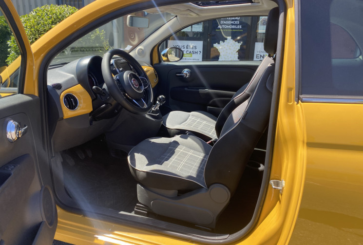 FIAT 500  1.2 69 LOUNGE / City Park / Toit Ouvrant