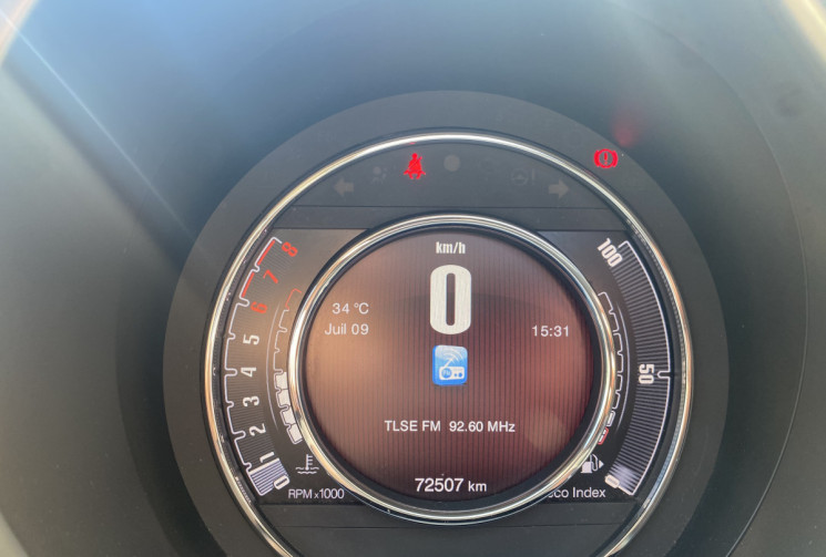 FIAT 500  1.2 69 LOUNGE / City Park / Toit Ouvrant