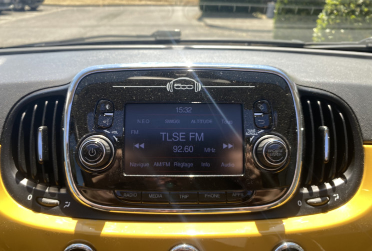 FIAT 500  1.2 69 LOUNGE / City Park / Toit Ouvrant