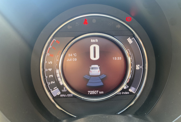 FIAT 500  1.2 69 LOUNGE / City Park / Toit Ouvrant