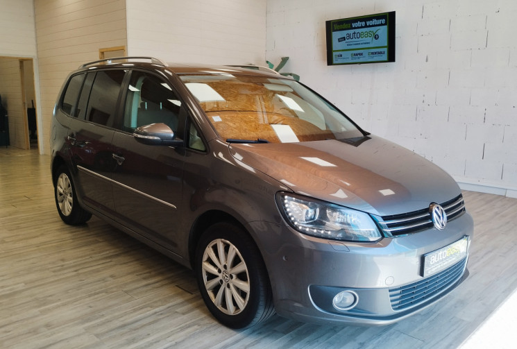 Volkswagen Touran  2.0 TDI 16V  DSG6 140 cv CARAT  **7PLACES + TOIT OUVRANT PANORAMIQUE ****