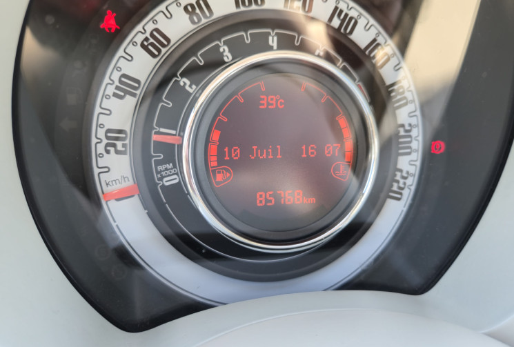 FIAT 500 1.2 8v 69ch Lounge * carplay * distribution neuve * toit panoramique * première main *     