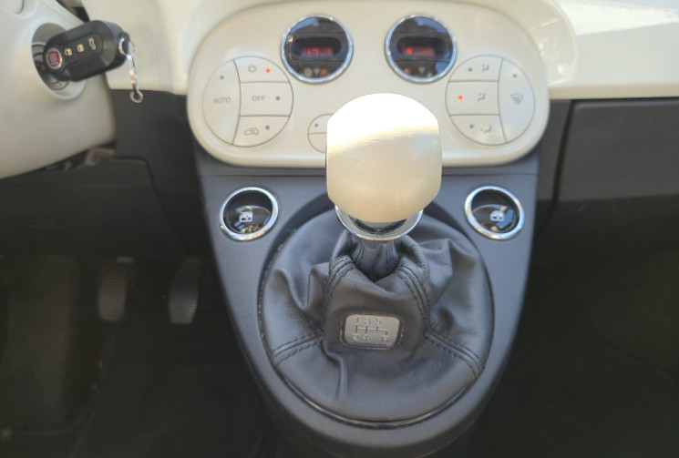 FIAT 500 1.2 8v 69ch Lounge * carplay * distribution neuve * toit panoramique * première main *     
