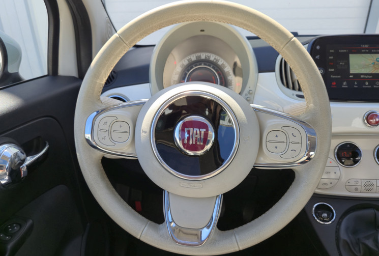 FIAT 500 1.2 8v 69ch Lounge * carplay * distribution neuve * toit panoramique * première main *     