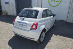 FIAT 500 1.2 8v 69ch Lounge * carplay * distribution neuve * toit panoramique * première main *     
